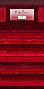 Wilmington Essentials 2-1/2in Strips Ruby Days 2.5" Strips 40 Pcs - Fuller Fabrics