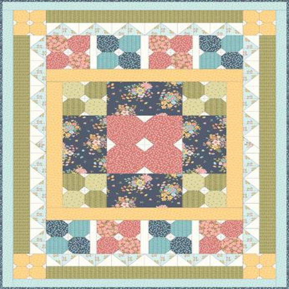 Quilt Kit Sunlit Blooms, Maywood Studios 52in x 68in - Fuller Fabrics