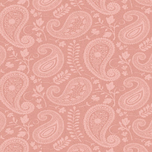 Daisy Days Pink Tonal Paisley