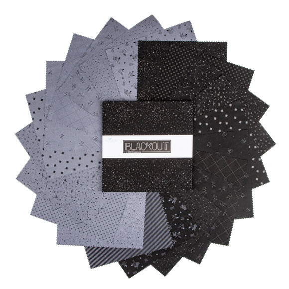 Blackout 10in Squares, 42pcs/bundle