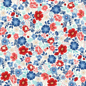 Star-Spangled Beauty Soft White Flower Parade