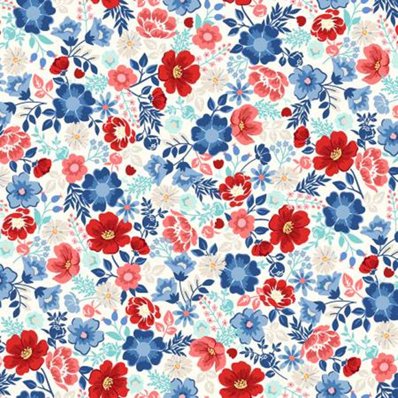 Star-Spangled Beauty Soft White Flower Parade