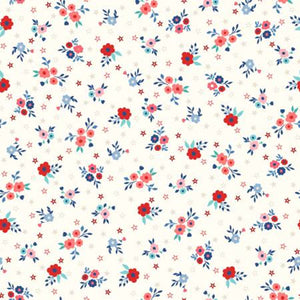 Star-Spangled Beauty Soft White Bouquets
