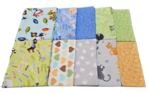 Susybee Farm Friends Fat Quarter Bundle - 10pcs