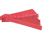 2.5 Inch Jelly Roll Strips Assorted Red Prints 20 pcs - Hand Cut