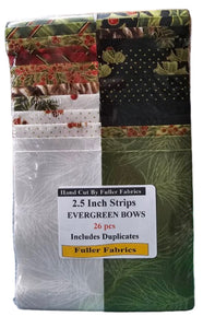 Evergreen Bows 2.5" Strips - 26pcs - Handcut