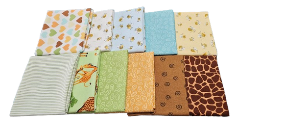 Susybee Zoe Fat Quarter Bundle - 11pcs - Revised prints 7/2025