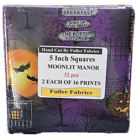 Moonlit Manor 5In Charm Squares - 32pcs