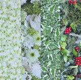 Rail Fence Quit Kit - Hand Picked Christmas 32" x 48" - Makes 24 Blocks