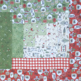 Santa's Tree Farm Log Cabin Block Kit - Makes a 42 x 56 Quilt Top