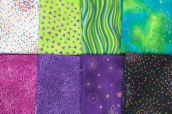 Lauren Burch Basics Fat Quarter Bundle 8pcs