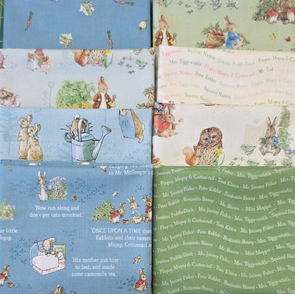 Peter Rabbit™ Boy Fat Quarter Bundle 8pcs