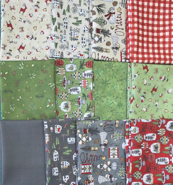 Homemade Holidays Fat Quarter Bundle 12pcs