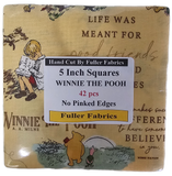 Winnie the Pooh 5" Stacker 42pcs- handcut by Fuller Fabrics