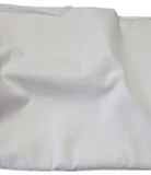 White 6.6oz Heavy 2 Side Brushed Flannel