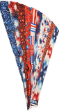 Stars and Stripes 2.5" Strips 20pcs Handcut by Fuller Fabrics