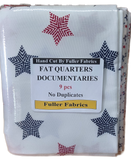 Documentaries Fat Quarter Bundle - 9Pcs Revised May 2026