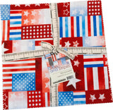 Stars and Stripes 10-inch Squares 42pcs