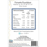 Poinsettia Roundabout Quilt Pattern