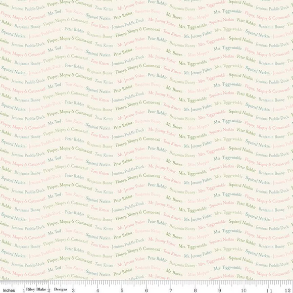 Peter Rabbit™ & Friends Text Cloud