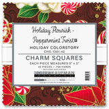 Peppermint Twist 5" Charm Squares 42pcs
