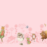 Peter Rabbit™ & Friends Border Print Pink