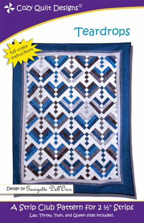 Teardrops Pattern Cozy Quilt Designs