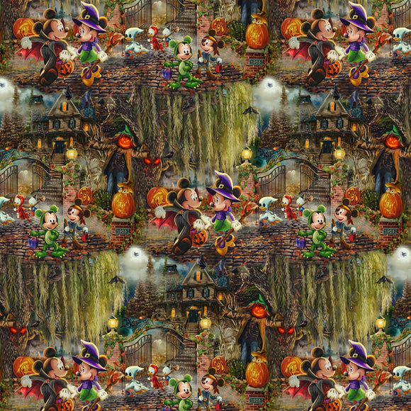 Mickey & Minnie Halloween Fun Yardage
