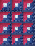 Documentaries Log Cabin Block Kit - Makes a 42 x 56 Quilt Top