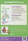 Signature Bear Calico Teddy Bear