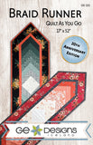 Braid Runner (Quilt As You Go) Pattern