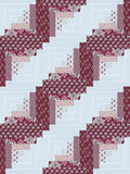 Heartfelt Log Cabin Block Kit - Makes a 42 x 56 Quilt Top