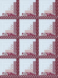 Heartfelt Log Cabin Block Kit - Makes a 42 x 56 Quilt Top