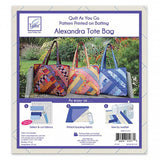 Quilt As You Go Alexandra Tote Bag