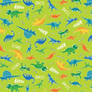 Glow-O-Saurus Dino Friends - Glows in the Dark - Lime Green