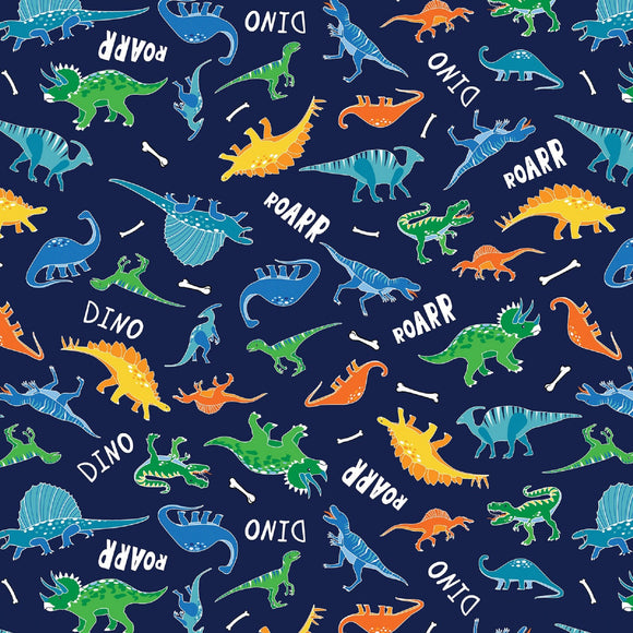 Glow-O-Saurus Dino Friends - Glows in the Dark - Navy