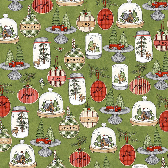 Homemade Holidays Homemade Centerpieces Green Yardage