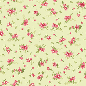 Heather Tossed Floral Green