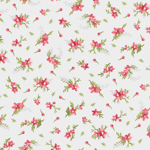 Heather Tossed Floral White