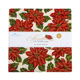 Poinsettias at Christmas 10" Stacker 42pcs