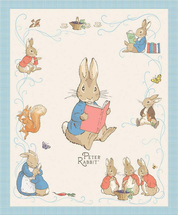 The Tale of Peter Rabbit Fabric Panel