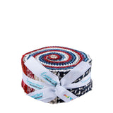 Expressions Batiks Stars & Stitches 2 1/2" Rolie Polie 40pcs