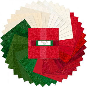 Wilmington Prints 10in Squares Christmas Cheer, 42pcs