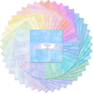 Essential Gems 10in Squares Soft Dawn, 42pcs