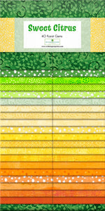Wilmington Prints Sweet Citrus, 2-1/2in Strips 40pcs