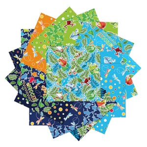 Rainforest Glow 10" Squares 42pcs