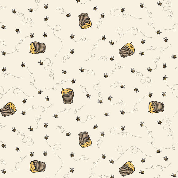 Winnie the Pooh Bees Cream Yardage