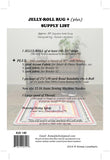Jelly Roll Rug Plus Pattern