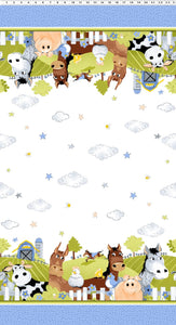Susybee Barnyard Blues Denim Double Border