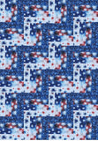Rail Fence Quit Kit - Stars & Stripes Blues 32" x 48"